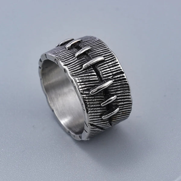 Y2K Rough Stitching Ring