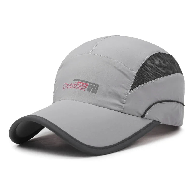 Running Athletic Baseball Cap — dettaglio della stampa