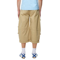 Safari Style Barrel Baggy Cargo Shorts Jorts — dettaglio della stampa