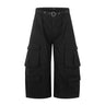 Y2K Safari Style Barrel Baggy Cargo Shorts Jorts