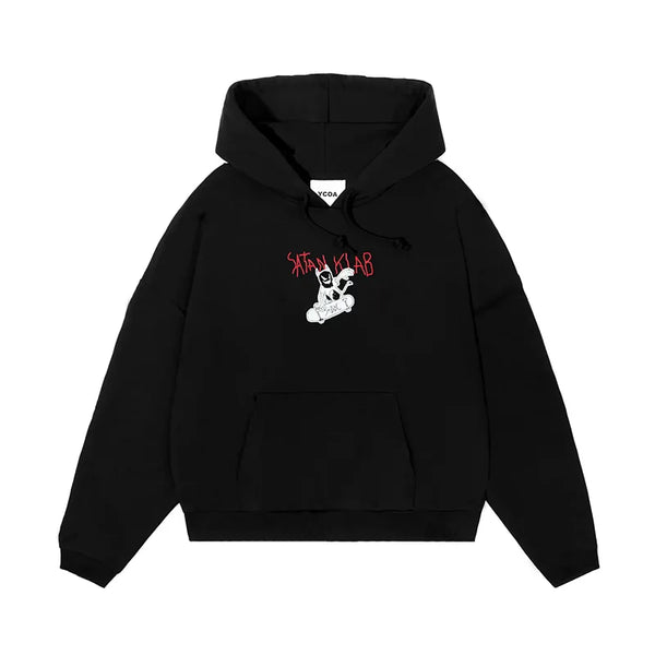 Satan Skateboard Graphic Hoodie — vista frontale