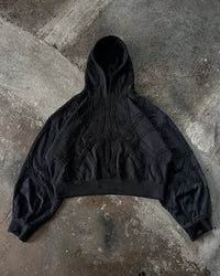 Seraphim Black Hoodie — vista frontale