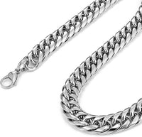Silver Cuban Chain Necklace — dettaglio della stampa