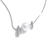 Y2K Simulated Pearl Drop Charm Necklace