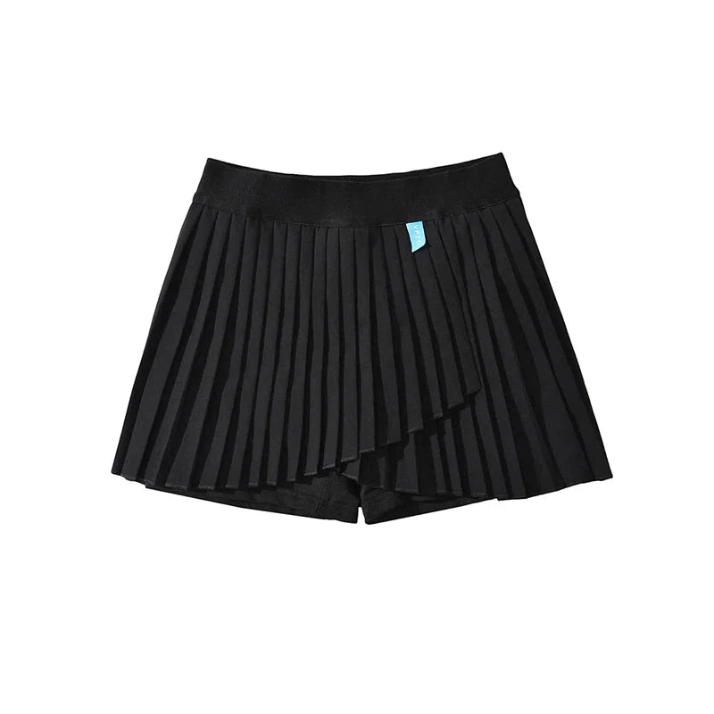 Skirt Pleated High Waist Tennis Mini Skirt — vista posteriore