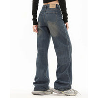 Spider Print Graphic Denim Jeans — dettaglio
