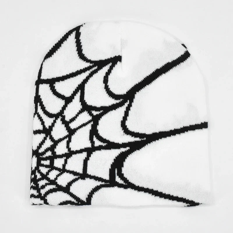 Spider Web Beanie — vista laterale