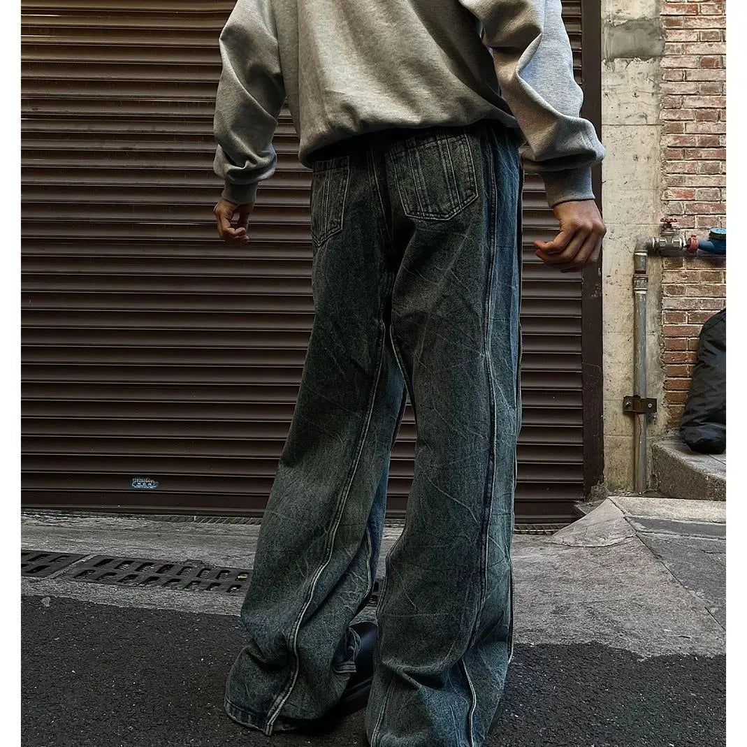 Spliced Flare Baggy Jeans — in alternativa
