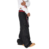 Spliced Patchwork Wide Leg Baggy Jeans — in alternativa