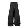 Y2K Spliced Patchwork Wide Leg Baggy Jeans
