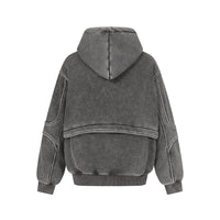 Spliced Washed Hoodie — dettaglio della stampa
