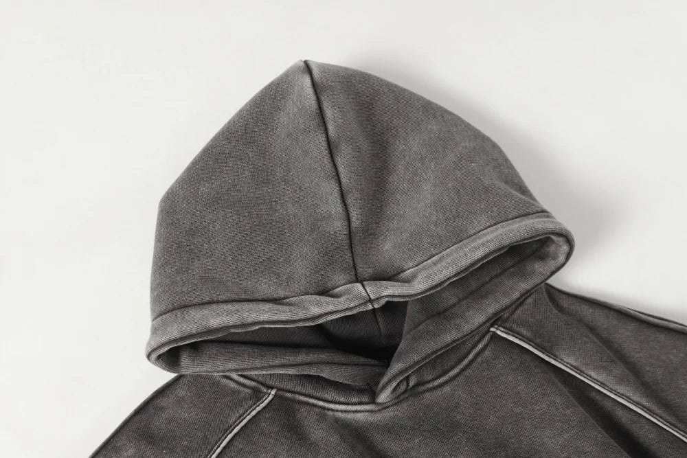Spliced Washed Hoodie — in alternativa