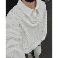 Spring Lapel Kitted Jumper Sweater — dettaglio