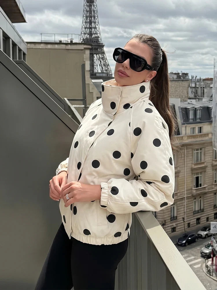 Spring Polka Dot Jacket Coat — in alternativa