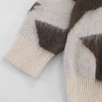 Star Struck Woven Plaid Knit Jumper — vista frontale