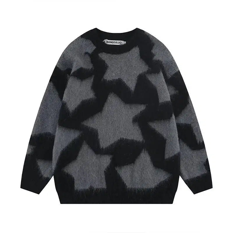 Star Struck Woven Plaid Knit Jumper — vista frontale