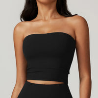 Strapless Yoga Bandeau Tube Top — in alternativa