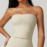 Y2K Strapless Yoga Bandeau Tube Top