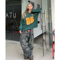 Streetwear Baggy Cargo Camo Trousers — in alternativa