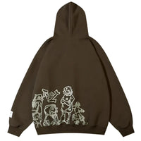 Streetwear Cartoon Hoodie — in alternativa
