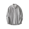Y2K Striped Long Sleeve Button Down Shirt