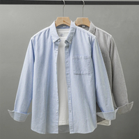 Striped Long Sleeve Button Down Shirt — dettaglio