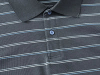 Striped Long Sleeve Polo Shirt — dettaglio