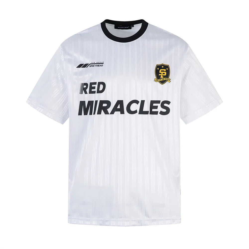 Striped "Miracle" Soccer Jersey — vista posteriore