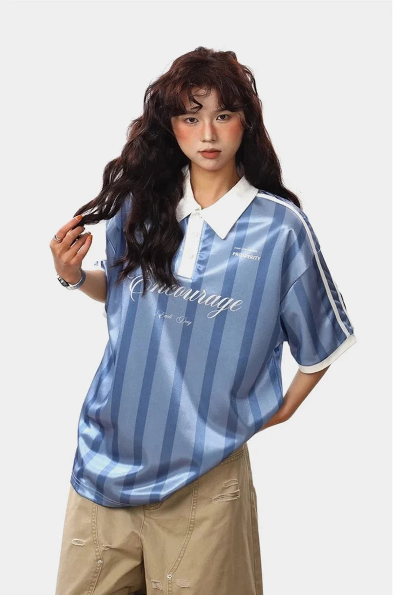 Striped "Year of the Snake" Soccer Jersey — in alternativa