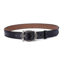 Subtle Intertwine Leather Belt — vista laterale