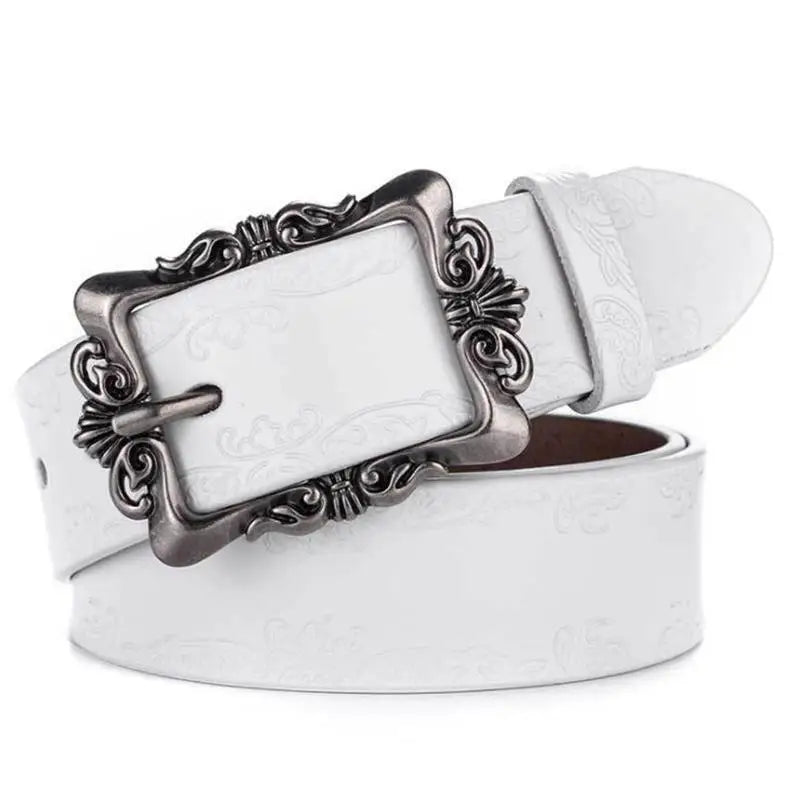 Subtle Intertwine Leather Belt — dettaglio della stampa