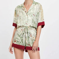 Summer Collared Two Piece Pyjamas — dettaglio