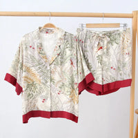 Summer Collared Two Piece Pyjamas — vista frontale