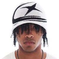 Summer Star Sky Graphic Beanie — vista laterale