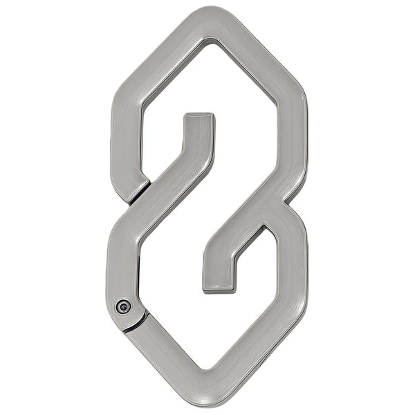 Super S Belt Loop Carabiner Keychain — vista frontale
