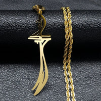 Sword Pendant Necklace — vista frontale