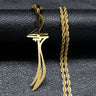 Y2K Sword Pendant Necklace