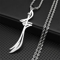 Sword Pendant Necklace — dettaglio della stampa