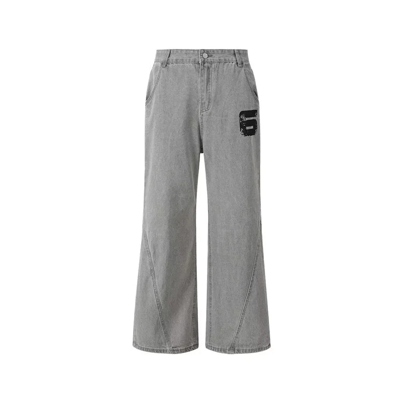 The "6" Baggy Bootcut Jeans — vista laterale