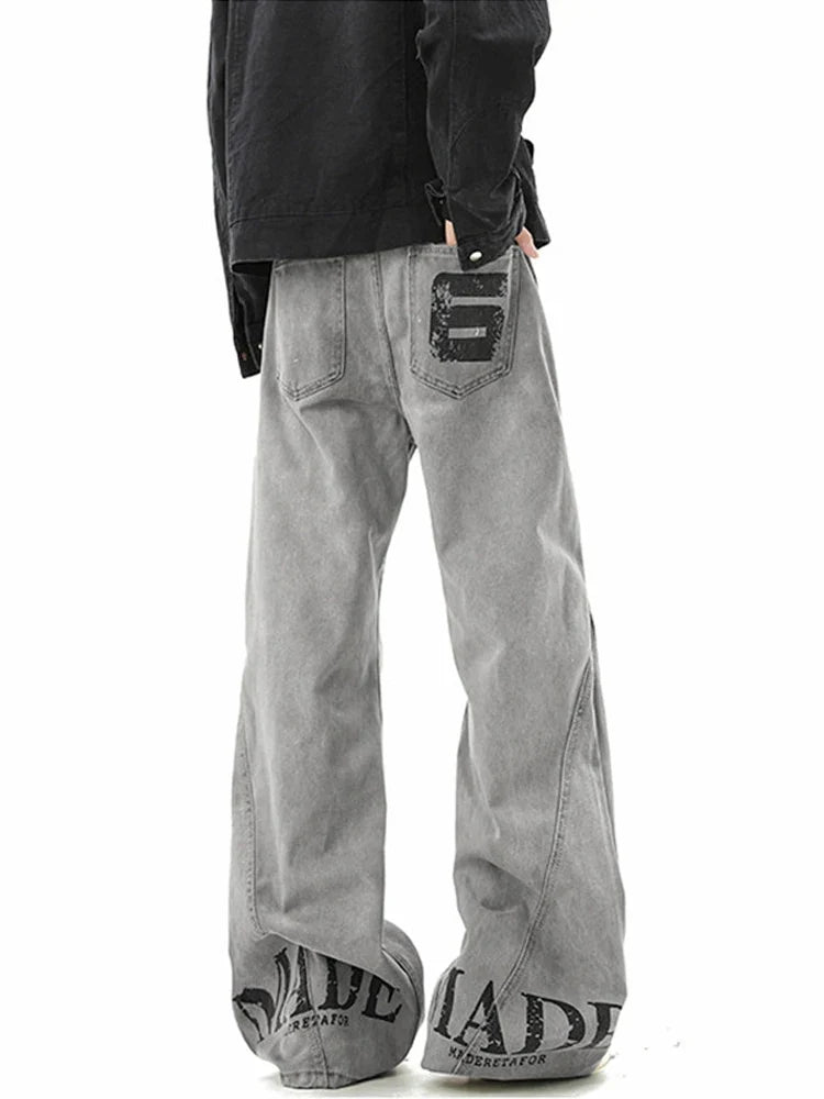 The "6" Baggy Bootcut Jeans — vista frontale