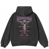 The Savoir Graphic Black Hoodie — dettaglio