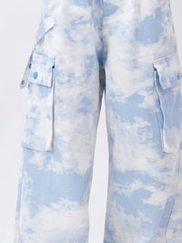 Tie Dyed Wide Leg Cargo Trousers — in alternativa