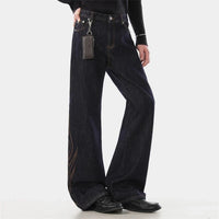 Totem Embroidered Washed Jeans — vista posteriore