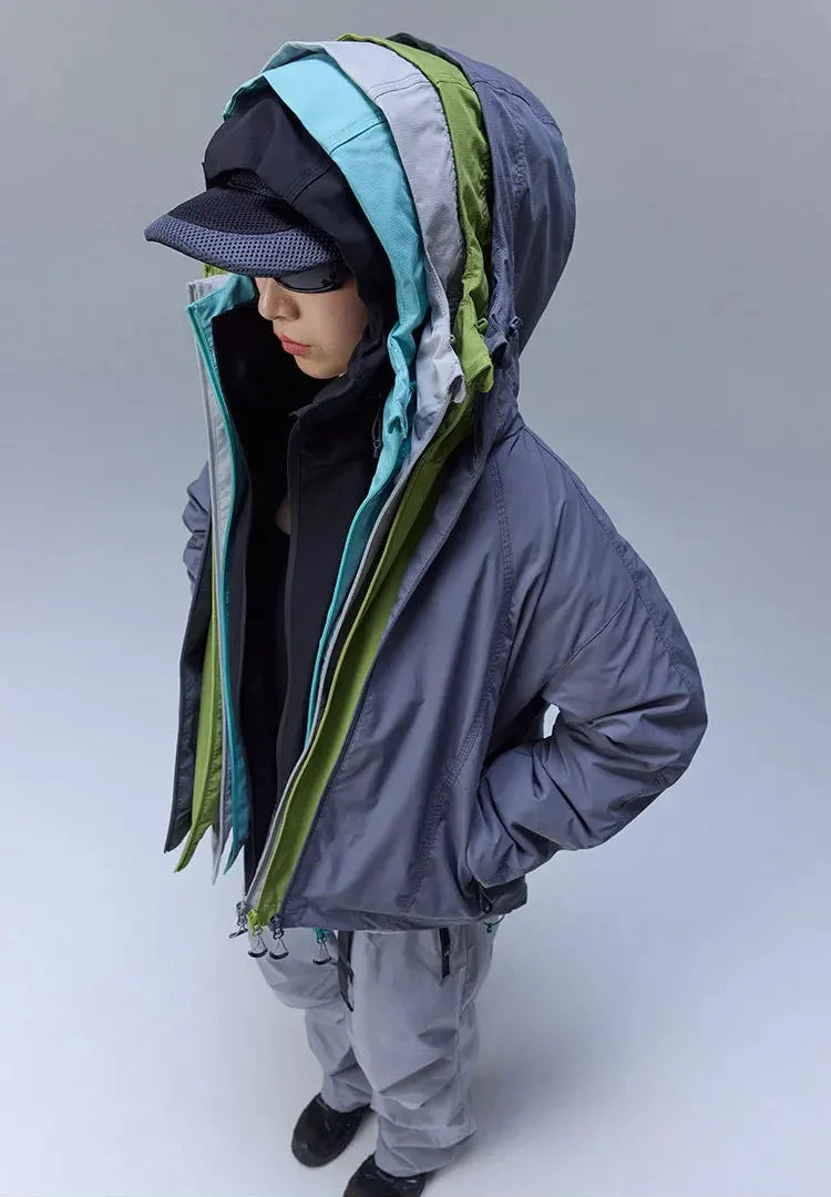 Tri Shield Lightweight Cycling and Hiking Windbreaker Jacket — dettaglio della stampa
