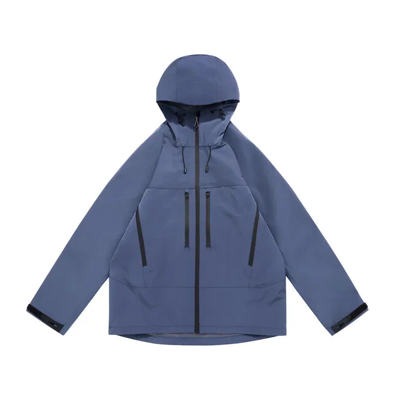 TripleGuard HardShell Sealed Outdoor Waterproof Jacket Coat — dettaglio della stampa