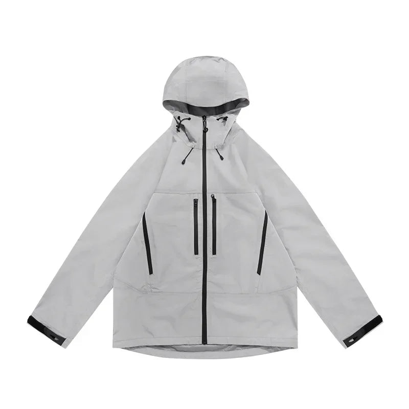 TripleGuard HardShell Sealed Outdoor Waterproof Jacket Coat — dettaglio