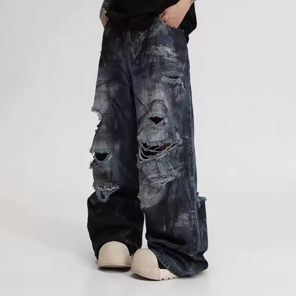 Ultra Ripped Baggy Jeans — vista frontale