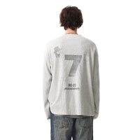 Union Jack Retro Waffle Texture Long Sleeve Top — in alternativa