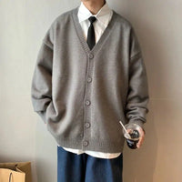 V Neck Knit Baggy Cardigan — in alternativa