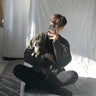 Y2K V-Neck Knit Baggy Cardigan